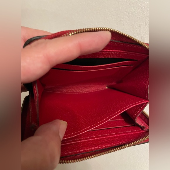 Authentic Louis Vuitton Emprentei Compact Zipper Wallet Beautiful Red COA - Picture 14 of 14